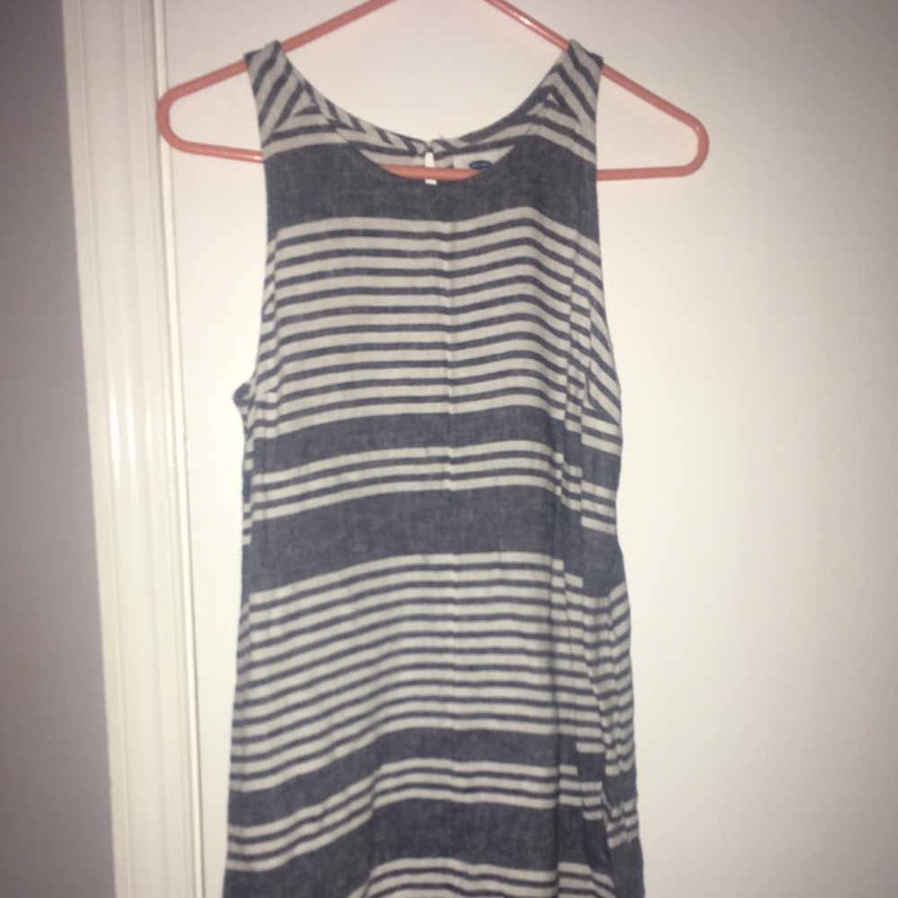 Blue + White Chambray Dress